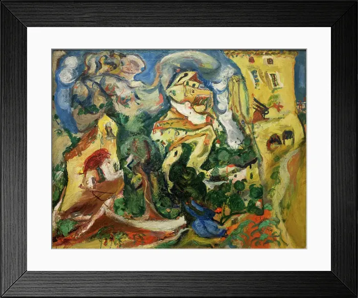 Framed Print : Le Village Framed Print : Le Village