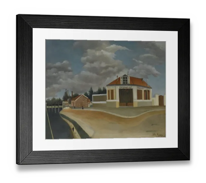 Framed Print : The Chair Factory At Alfortville Framed Print : The Chair Factory At Alfortville