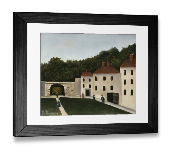 Framed Print : Walkers In A Park Framed Print : Walkers In A Park