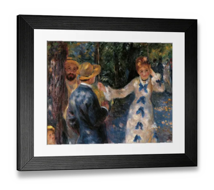 Framed Print : The Swing, by Pierre-Auguste Renoir, 1876, 19th Century, oil on canvas, 92 x 75 cm Framed Print : The Swing, by Pierre-Auguste Renoir, 1876, 19th Century, oil on canvas, 92 x 75 cm