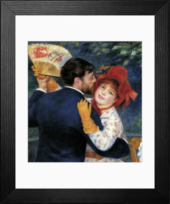 Framed Print : Countryside Dancing, by Pierre-Auguste Renoir, 1883, 19th Century, oil on canvas, 180 x 90 cm Framed Print : Countryside Dancing, by Pierre-Auguste Renoir, 1883, 19th Century, oil on canvas, 180 x 90 cm