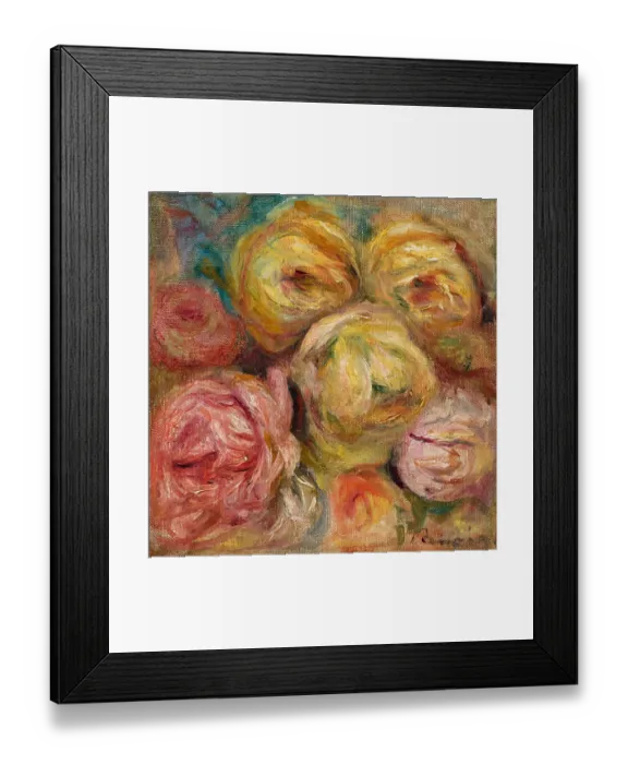 Framed Print : Roses. Creator: Renoir Framed Print : Roses. Creator: Renoir