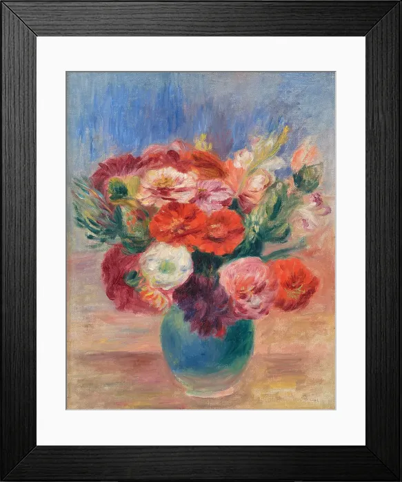 Framed Print : Bouquet Of Flowers In Earthen Pitcher Framed Print : Bouquet Of Flowers In Earthen Pitcher