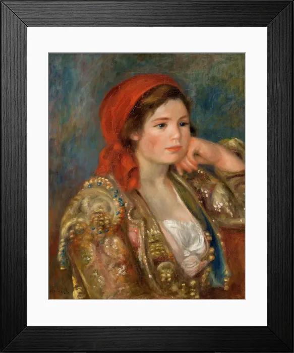 Framed Print : Girl In A Spanish Jacket Framed Print : Girl In A Spanish Jacket