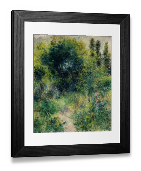 Framed Print : Garden, circa 1877. Found in the collection of the Göteborg Konstmuseum Framed Print : Garden, circa 1877. Found in the collection of the Göteborg Konstmuseum