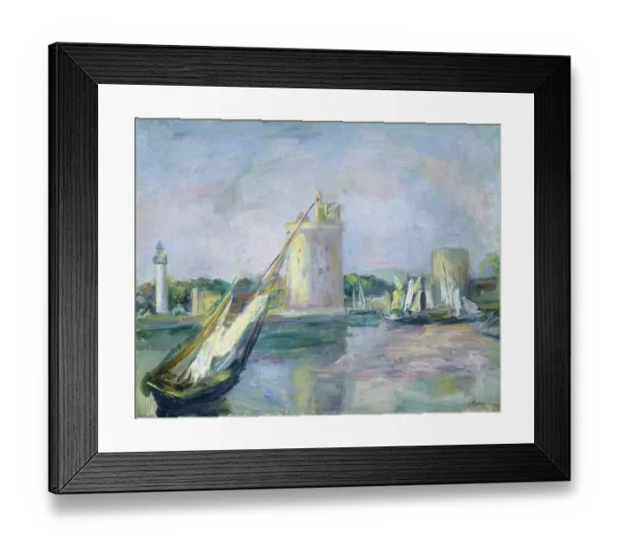 Framed Print : Harbour Entrance Of La Rochelle Framed Print : Harbour Entrance Of La Rochelle