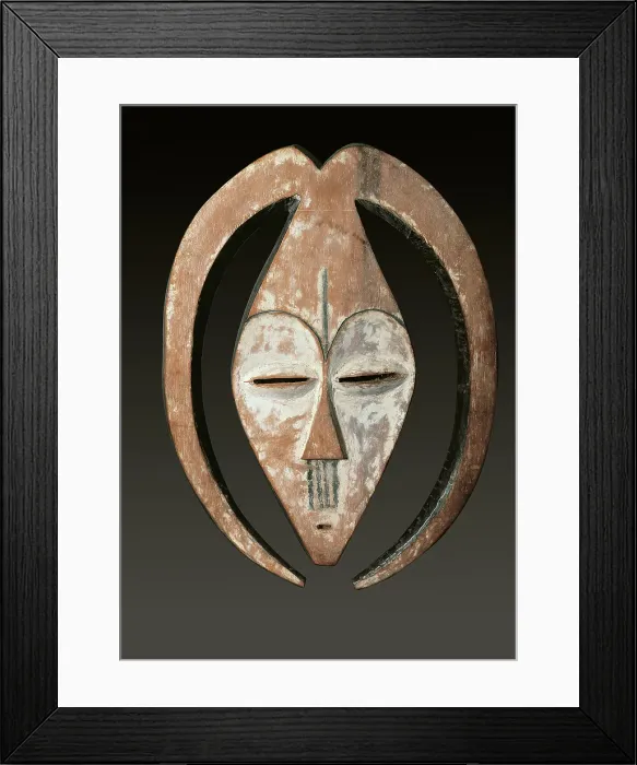 Framed Print : Mask, by Unknown Artist, 1890 - 1910 about, 19th Century Framed Print : Mask, by Unknown Artist, 1890 - 1910 about, 19th Century