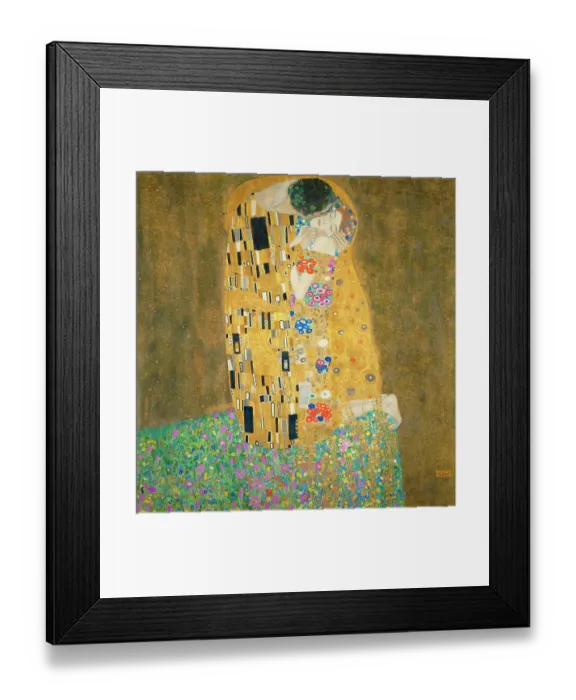 Framed Print : The Kiss By Gustav Klimt Framed Print : The Kiss By Gustav Klimt