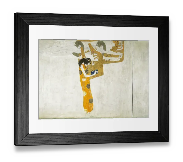Framed Print : Gustav Klimt. Beethoven Frieze. 1902 Framed Print : Gustav Klimt. Beethoven Frieze. 1902