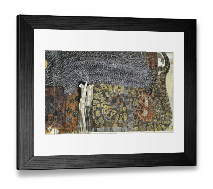 Framed Print : The Beethoven Frieze Framed Print : The Beethoven Frieze