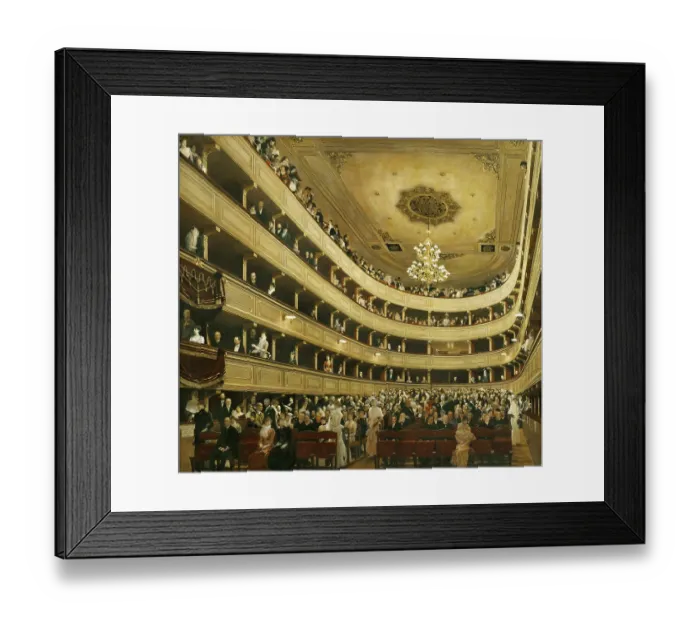 Framed Print : Auditorium in the old Court Theatre Framed Print : Auditorium in the old Court Theatre