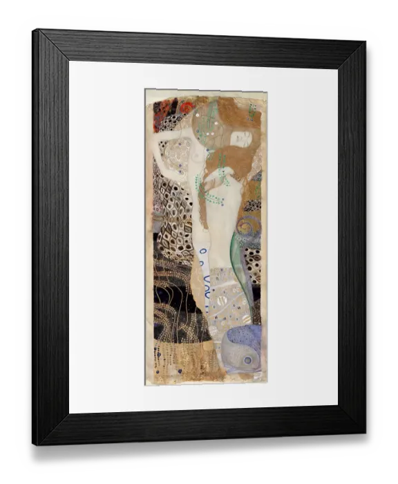 Framed Print : Girlfriends (Water Snakes I) Framed Print : Girlfriends (Water Snakes I)