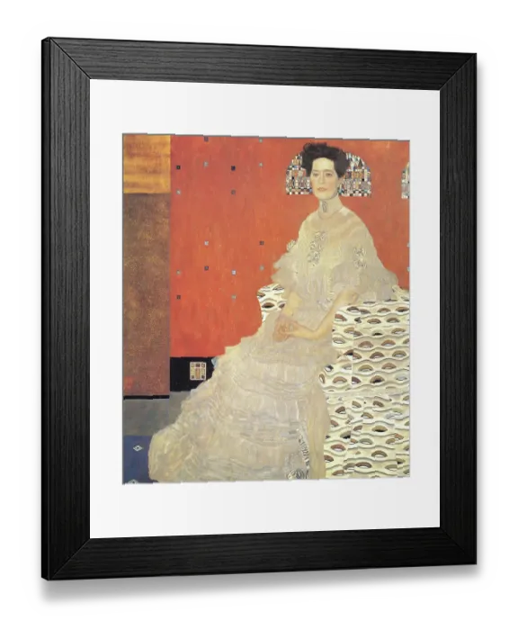 Framed Print : Portrait of Fritza Riedler Framed Print : Portrait of Fritza Riedler