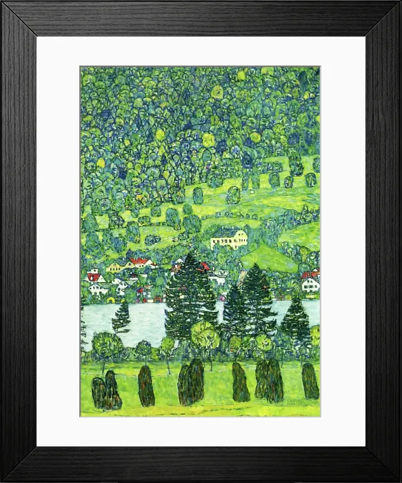 Framed Print : Forest Slope at Unterach on Lake Attersee Framed Print : Forest Slope at Unterach on Lake Attersee