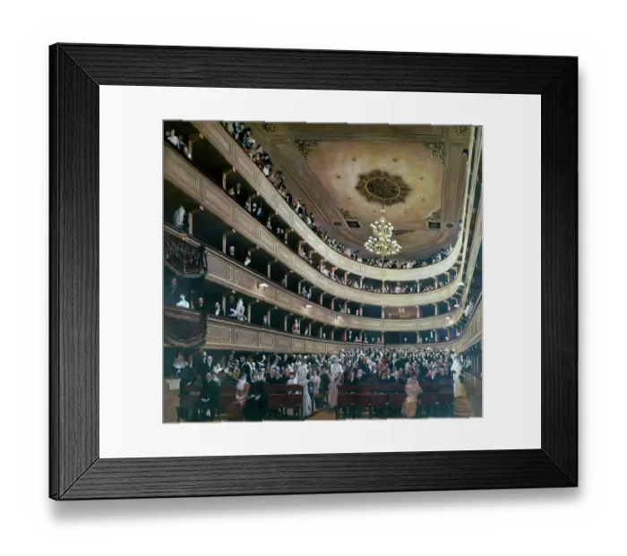 Framed Print : Auditorium in the Old Burgtheater, Vienna, 1888. Artist: Gustav Klimt Framed Print : Auditorium in the Old Burgtheater, Vienna, 1888. Artist: Gustav Klimt
