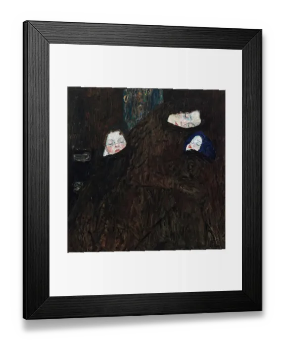 Framed Print : Mother With Two Children (Family)