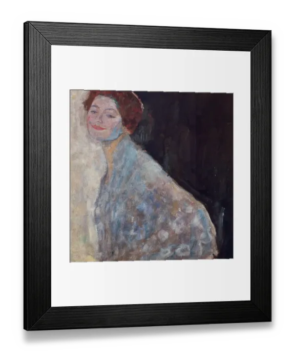Framed Print : Lady in white