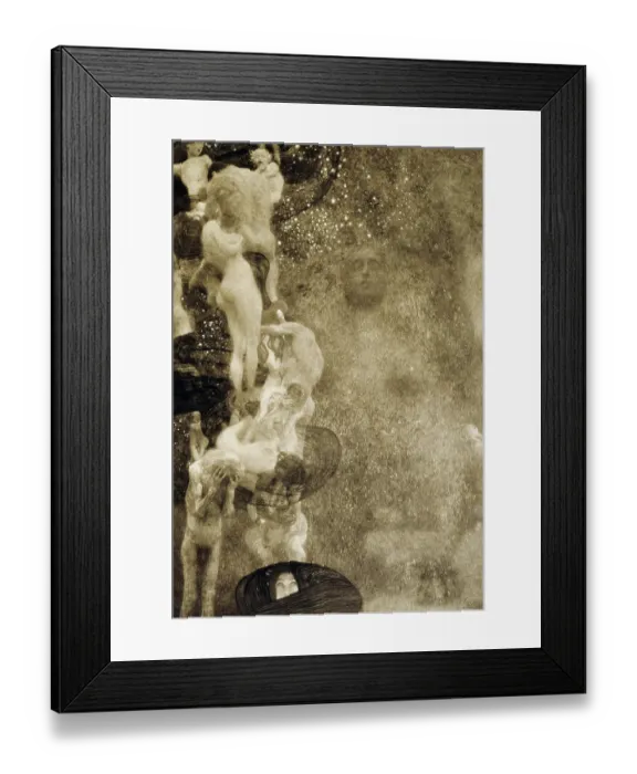 Framed Print : Gustav Klimt. The Philosophy. The faculty painting was first presented in 1900, but the last version wasn't completed until 1907. The original painting was destroyed in the course of a fire at Castle Immendorf in 1945 Framed Print : Gustav Klimt. The Philosophy. The faculty painting was first presented in 1900, but the last version wasn't completed until 1907. The original painting was destroyed in the course of a fire at Castle Immendorf in 1945