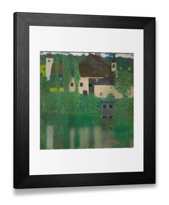 Framed Print : Schloss Kammer On Lake Attersee I