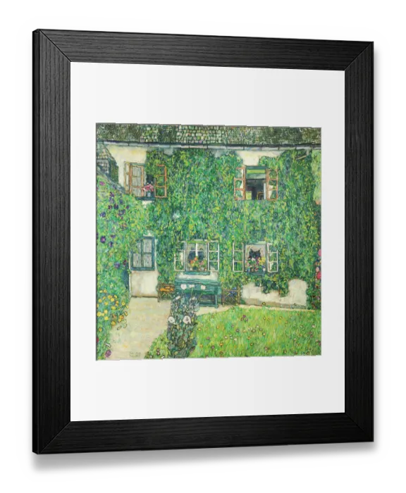 Framed Print : Foresters House In Weissenbach Ii (Garden) Framed Print : Foresters House In Weissenbach Ii (Garden)