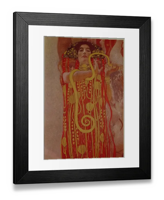 Framed Print : Hygieia as symbol of the medical faculty Framed Print : Hygieia as symbol of the medical faculty