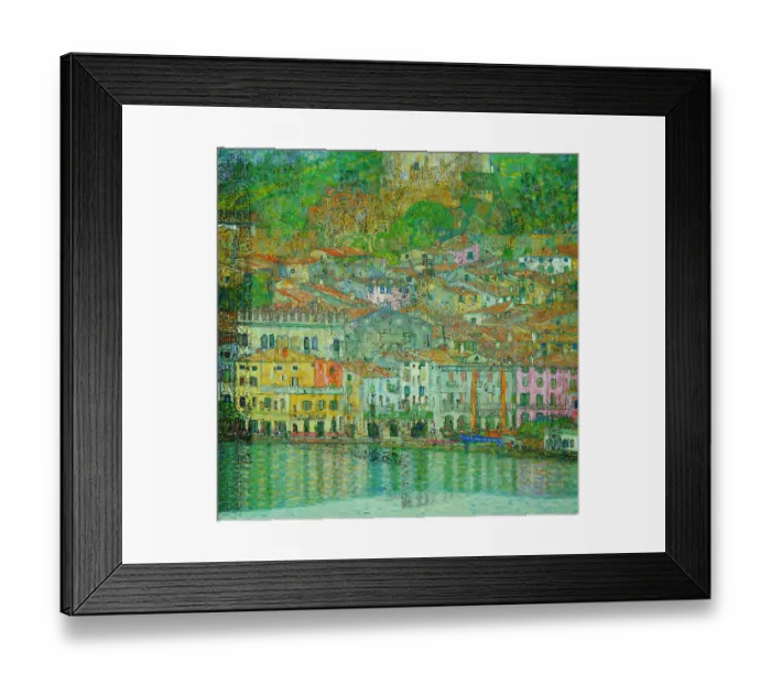 Framed Print : Malcesine at the Gardasee Framed Print : Malcesine at the Gardasee