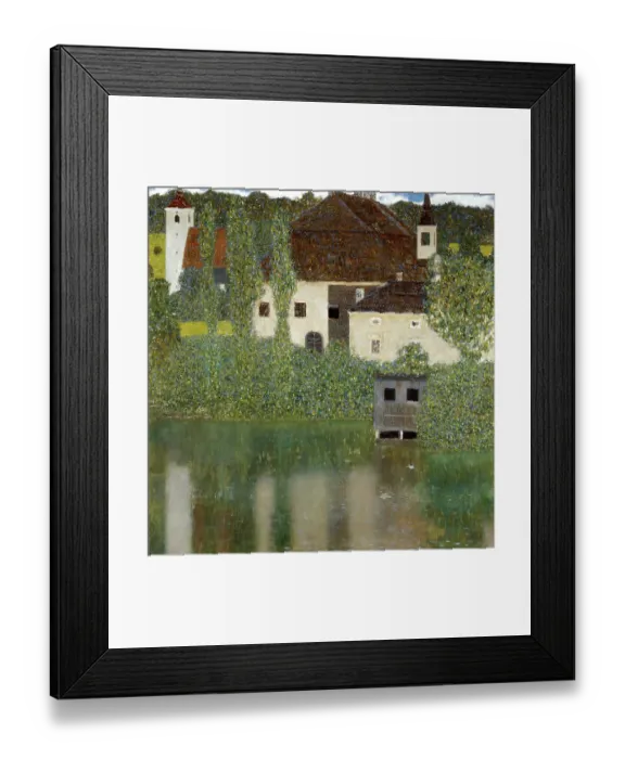 Framed Print : Castello Sul Lago Atter, ('Castle Unterrach on the Attersee') 1908. Artist: Gustav Klimt