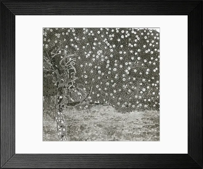 Framed Print : Gustav Klimt. The Golden Apple tree. 1903. The painting was probably destroyed at Castle Immendorf in 1945. Lantern slide Framed Print : Gustav Klimt. The Golden Apple tree. 1903. The painting was probably destroyed at Castle Immendorf in 1945. Lantern slide