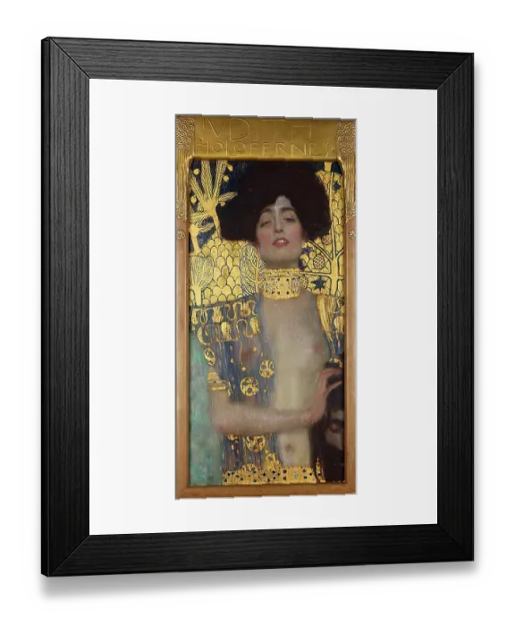 Framed Print : Judith, 1901. Klimt interprets the biblical Judith as an active female figure Framed Print : Judith, 1901. Klimt interprets the biblical Judith as an active female figure