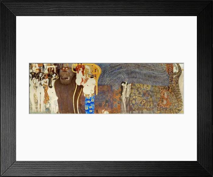 Framed Print : The Beethoven Frieze, Detail: The Hostile Forces, 1902. Artist: Klimt, Gustav (1862-1918) Framed Print : The Beethoven Frieze, Detail: The Hostile Forces, 1902. Artist: Klimt, Gustav (1862-1918)