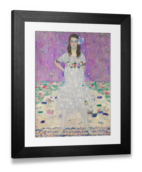 Framed Print : Portrait of Mäda Primavesi, 1912. Artist: Klimt, Gustav (1862-1918) Framed Print : Portrait of Mäda Primavesi, 1912. Artist: Klimt, Gustav (1862-1918)