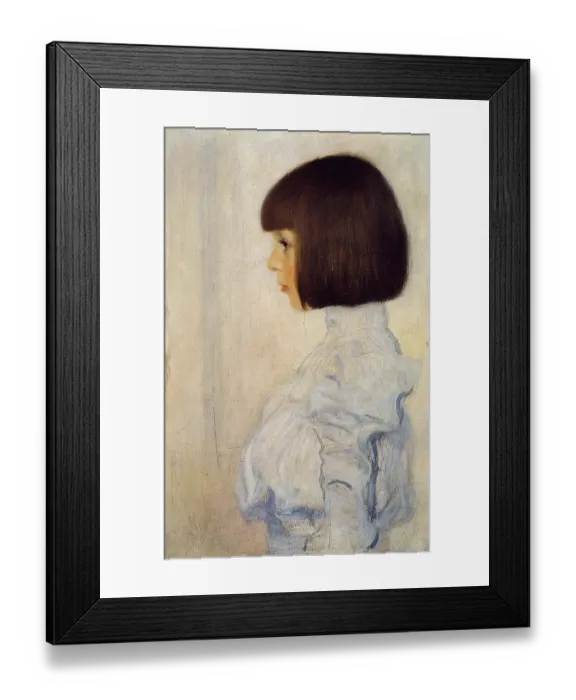 Framed Print : Portrait of Helene Klimt, 1898. Artist: Klimt, Gustav (1862-1918)