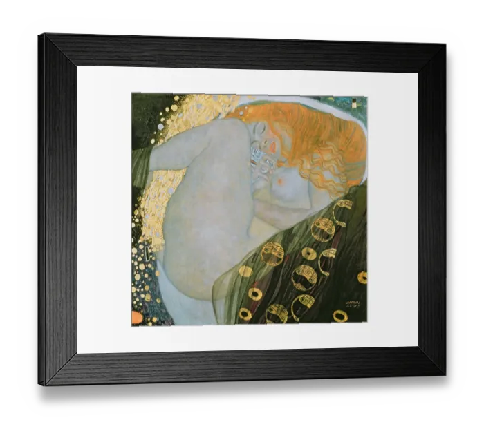 Framed Print : Danae, 1907. Artist: Klimt, Gustav (1862-1918) Framed Print : Danae, 1907. Artist: Klimt, Gustav (1862-1918)