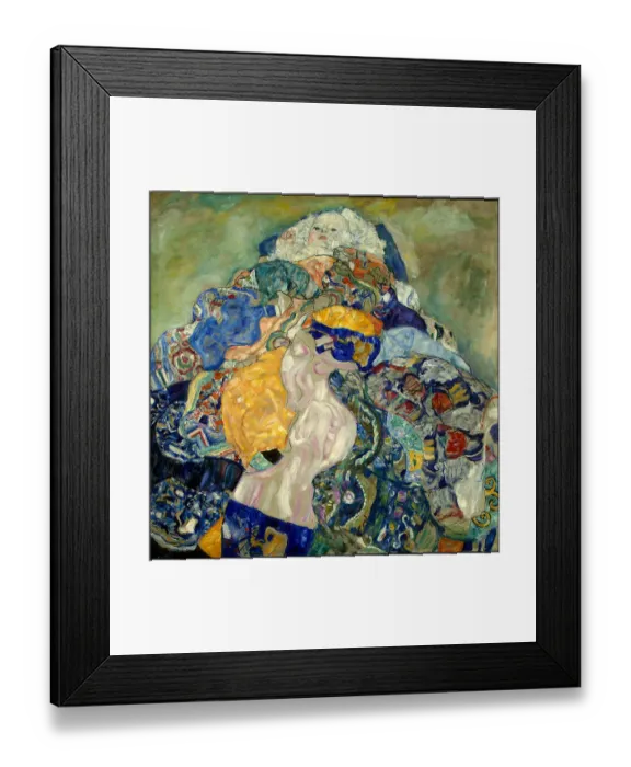 Framed Print : Baby (Cradle). Artist: Klimt, Gustav (1862-1918) Framed Print : Baby (Cradle). Artist: Klimt, Gustav (1862-1918)