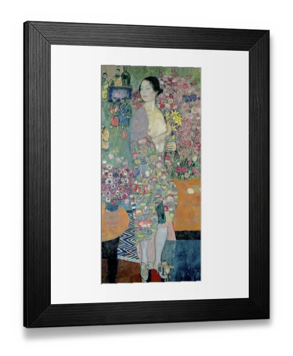 Framed Print : The Dancer, ca 1916-1918. Artist: Klimt, Gustav (1862-1918) Framed Print : The Dancer, ca 1916-1918. Artist: Klimt, Gustav (1862-1918)