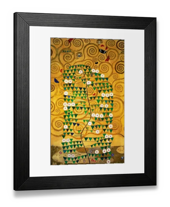 Framed Print : The Stoclet Frieze, Detail: Tree of Life, 1905-1909. Artist: Klimt, Gustav (1862-1918) Framed Print : The Stoclet Frieze, Detail: Tree of Life, 1905-1909. Artist: Klimt, Gustav (1862-1918)