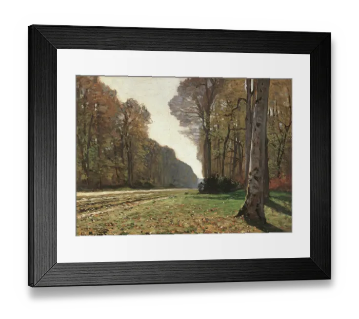 Framed Print : Road to Chailly, by Claude Monet, 1865, 19th Century, oil on canvas Framed Print : Road to Chailly, by Claude Monet, 1865, 19th Century, oil on canvas