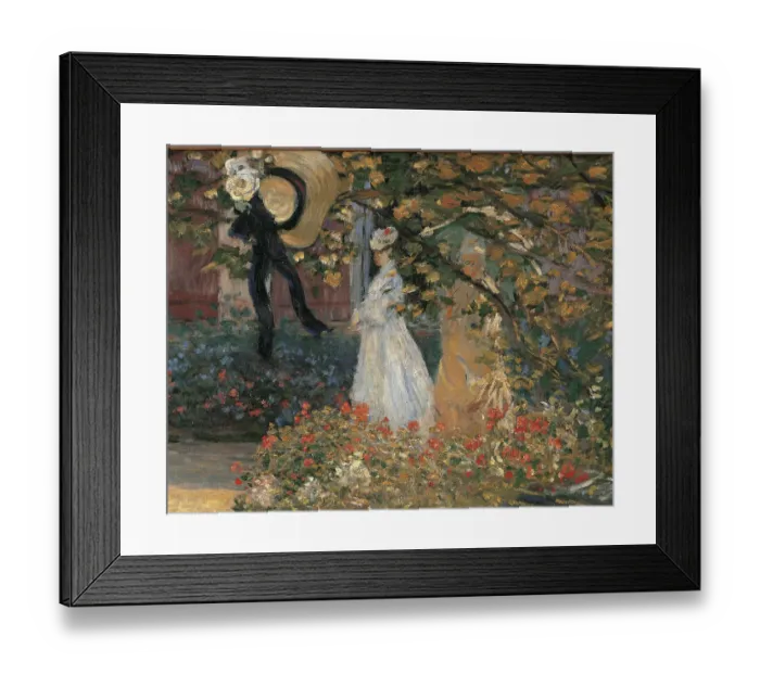 Framed Print : The Lunch. Decorative panel, by Claude Monet, 1873 - 1873, 19th Century, oil on canvas, cm 106 x 201 Framed Print : The Lunch. Decorative panel, by Claude Monet, 1873 - 1873, 19th Century, oil on canvas, cm 106 x 201