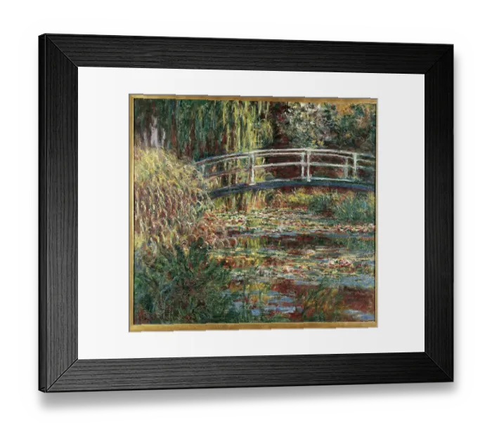 Framed Print : Water Lily Pond Pink Harmony, by Claude Monet, 1900, 20th Century, oil on canvas, cm 89, 5 x 100 Framed Print : Water Lily Pond Pink Harmony, by Claude Monet, 1900, 20th Century, oil on canvas, cm 89, 5 x 100