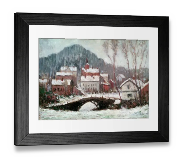 Framed Print : Winter Landscape, 1895. Artist: Claude Monet Framed Print : Winter Landscape, 1895. Artist: Claude Monet