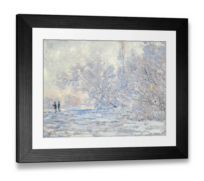 Framed Print : Frost in Giverny (Le Givre à Giverny), 1885