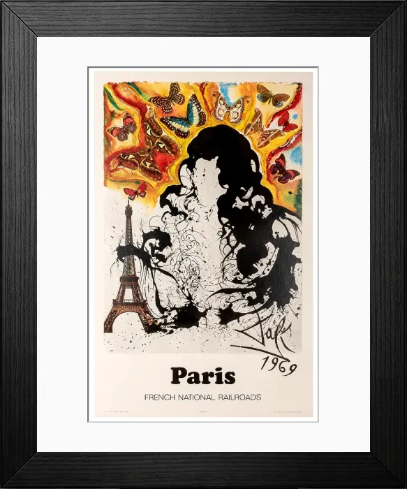 Framed Print : SNCF Dali Paris Poster Framed Print : SNCF Dali Paris Poster