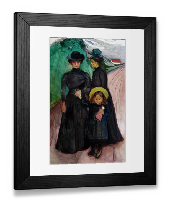 Framed Print : The Family (The Book Family)