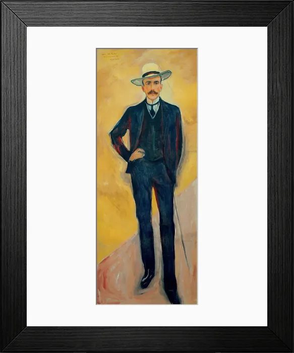 Framed Print : Portrait Of Harry Graf Kessler (1868-1937) Framed Print : Portrait Of Harry Graf Kessler (1868-1937)