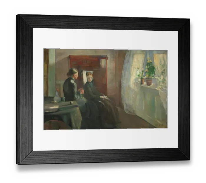 Framed Print : Spring, 1889. Creator: Edvard Munch. (Photo by Heritage Art / Heritage Images Framed Print : Spring, 1889. Creator: Edvard Munch. (Photo by Heritage Art / Heritage Images