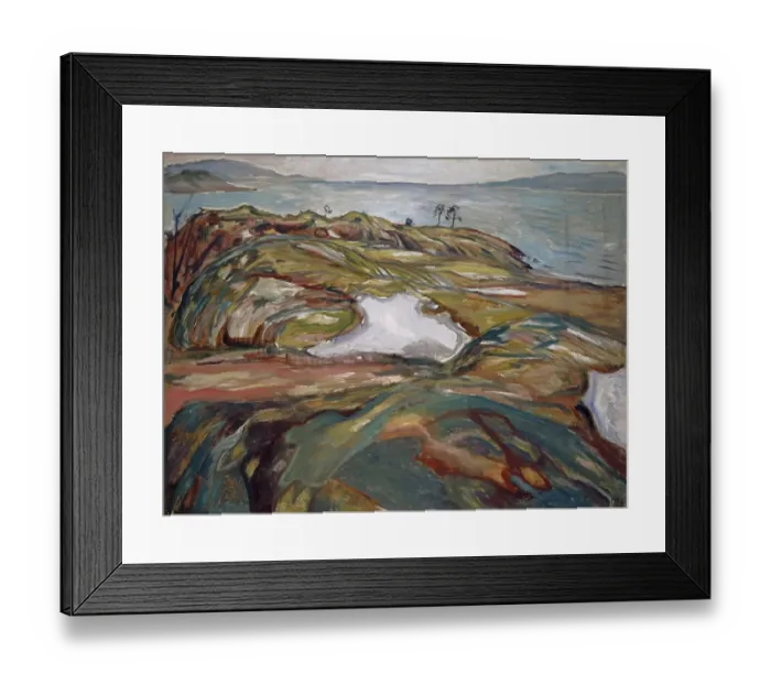 Framed Print : Coastal Landscape Framed Print : Coastal Landscape