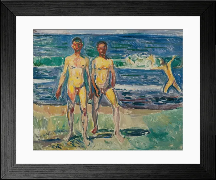 Framed Print : Men By The Sea Framed Print : Men By The Sea