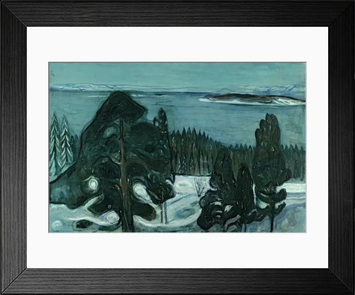 Framed Print : Winter Night Framed Print : Winter Night