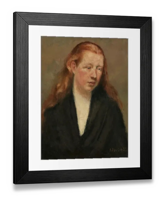 Framed Print : Study Of A Head Framed Print : Study Of A Head
