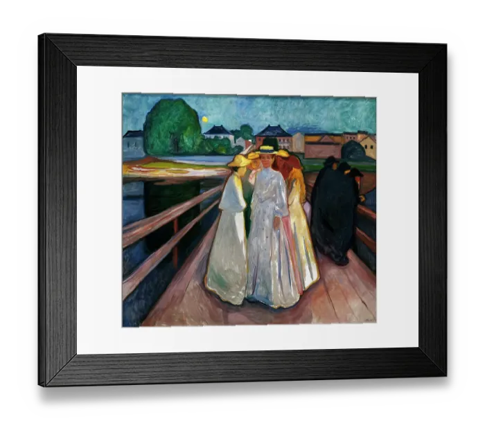 Framed Print : On The Bridge Framed Print : On The Bridge